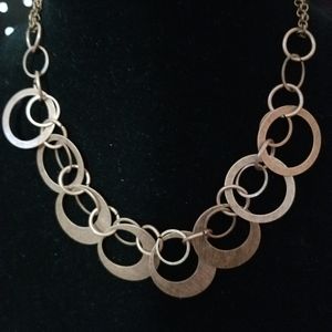 Brass short paparazzi necklace